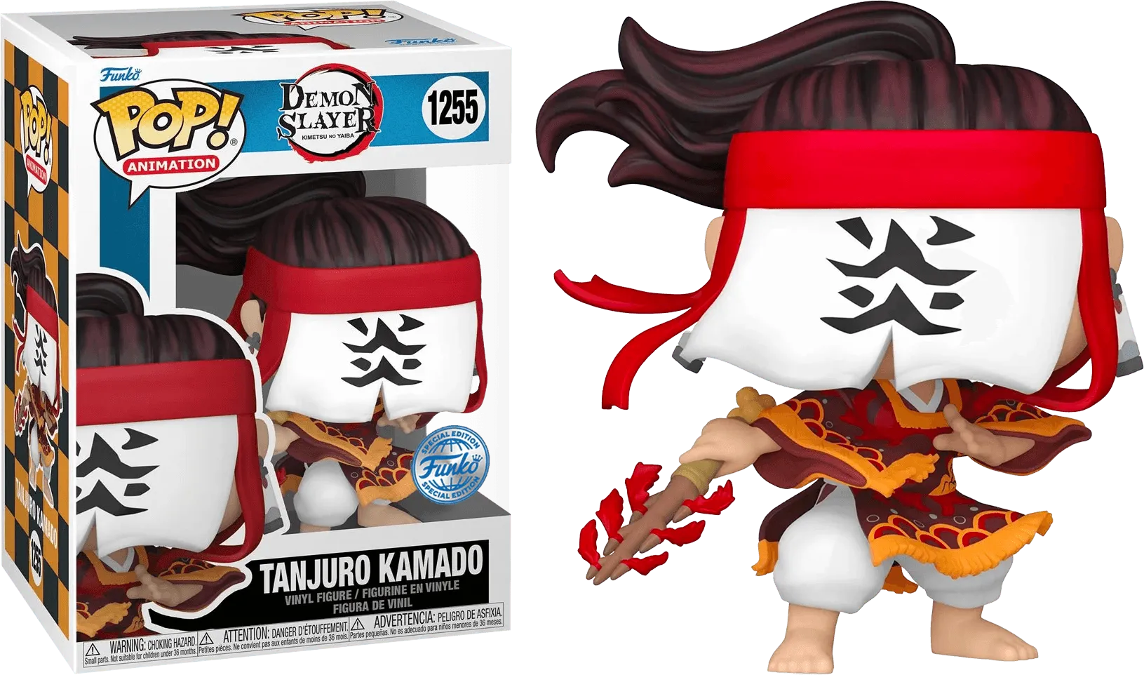 FUN68862 Demon Slayer - Tanjuro Kamado US Exclusive Pop! [RS] - Funko - Titan Pop Culture