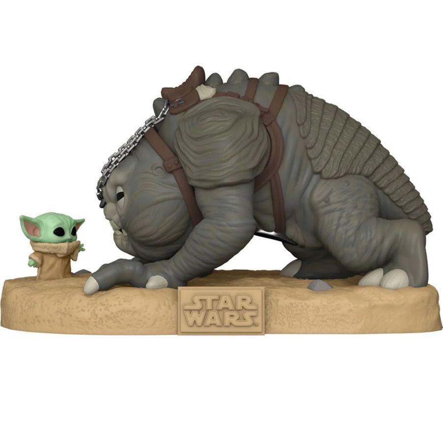 FUN69056 Star Wars: Book of Boba Fett - Rancor with Grogu US Exclusive 10" Pop! Vinyl [RS] - Funko - Titan Pop Culture
