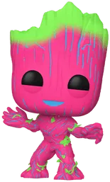 FUN69111 Guardians of the Galaxy: Volume 2 - US Exclusive Blacklight Pop! 4-Pack [RS] - Funko - Titan Pop Culture