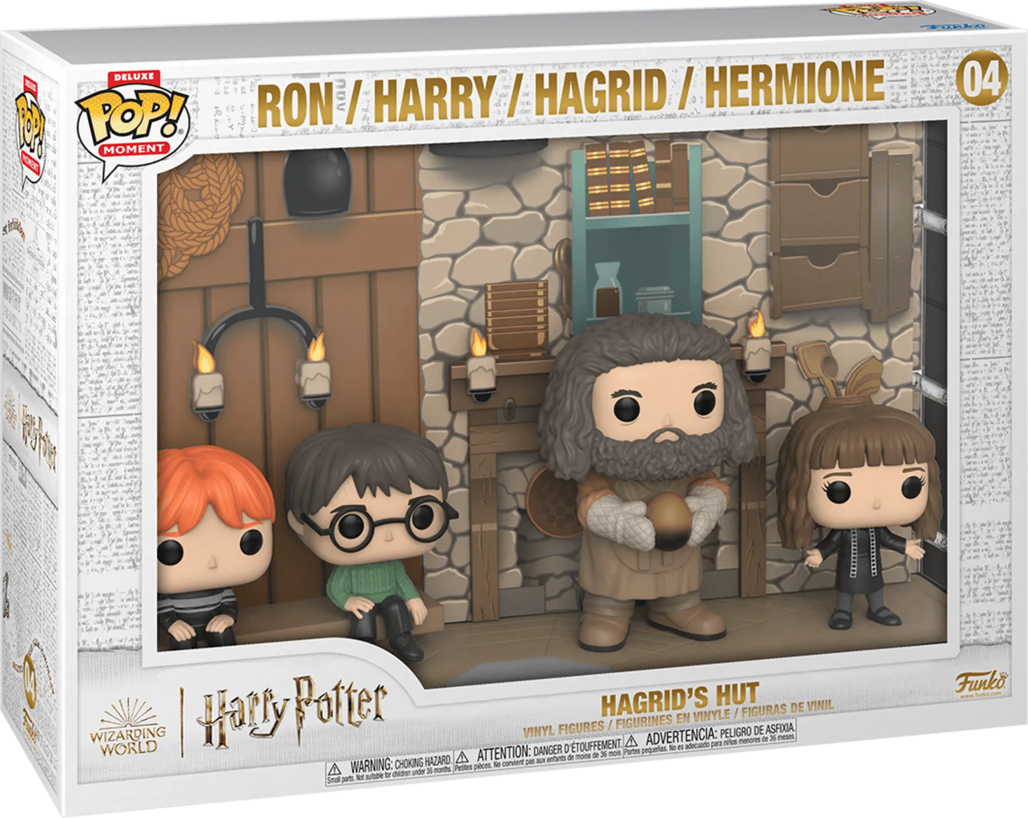 FUN70254 Harry Potter - Hagrid's Hut Pop! Moment Deluxe - Funko - Titan Pop Culture