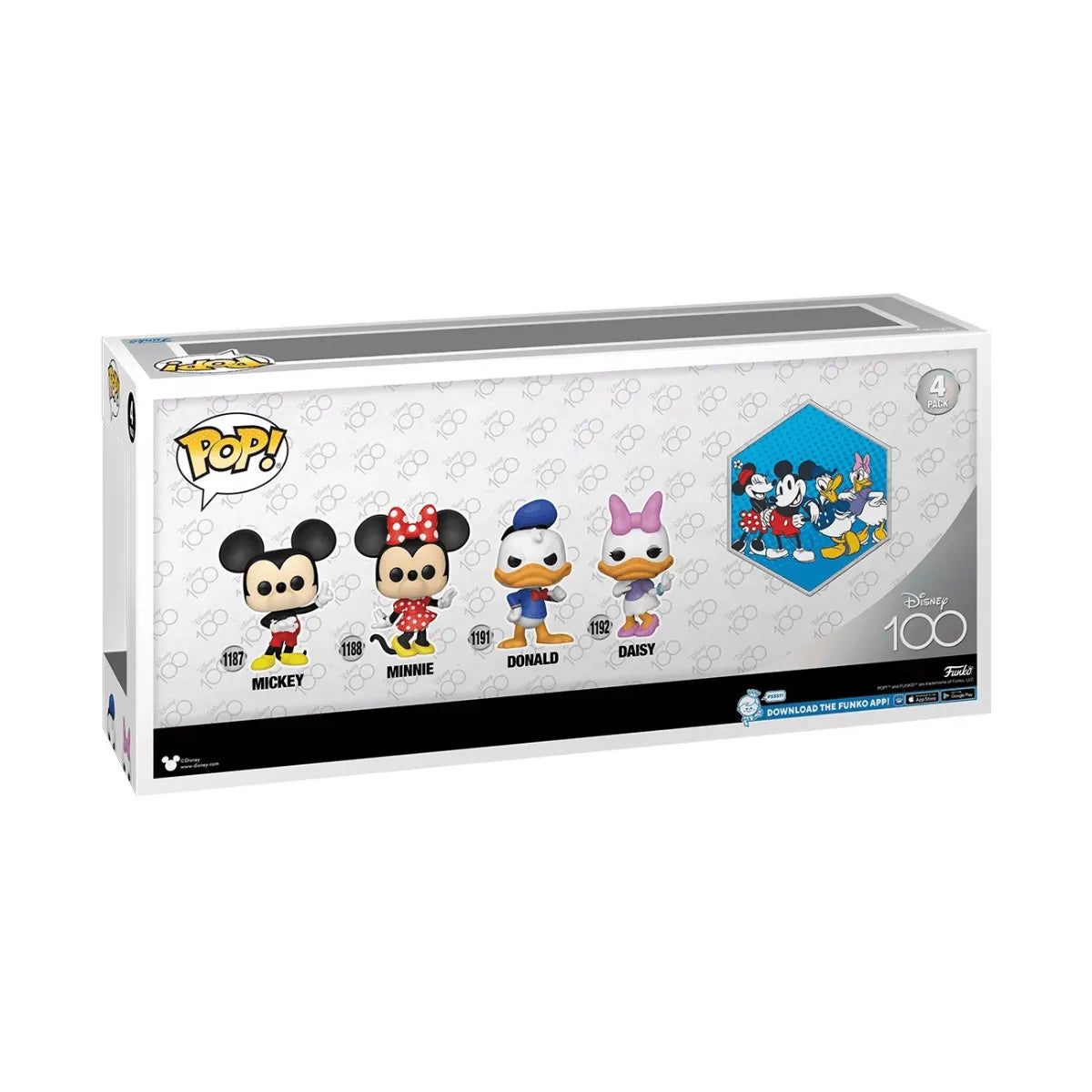 FUN70339 Disney - Classics US Exclusives Pop! 4-Pack [RS] - Funko - Titan Pop Culture