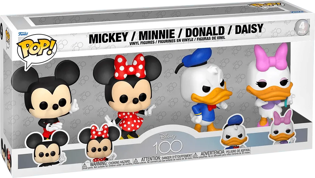FUN70339 Disney - Classics US Exclusives Pop! 4-Pack [RS] - Funko - Titan Pop Culture