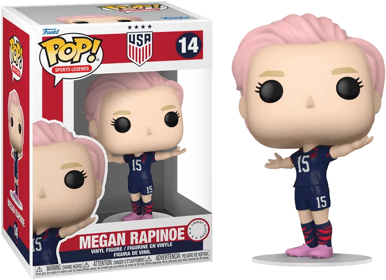 FUN70581 USWNT - Megan Rapinoe Pop! Vinyl - Funko - Titan Pop Culture