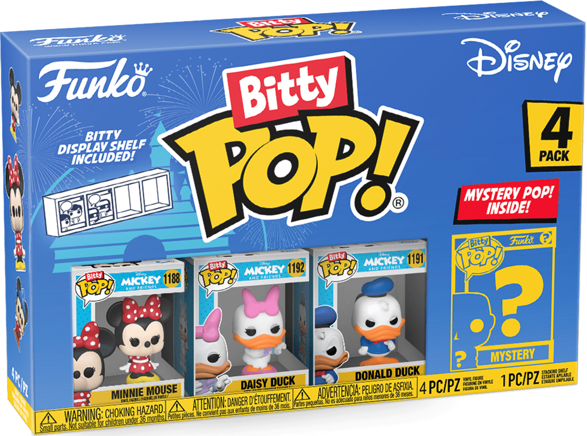 FUN71320 Disney - Minnie & Friends Bitty Pop! 4-Pack - Funko - Titan Pop Culture