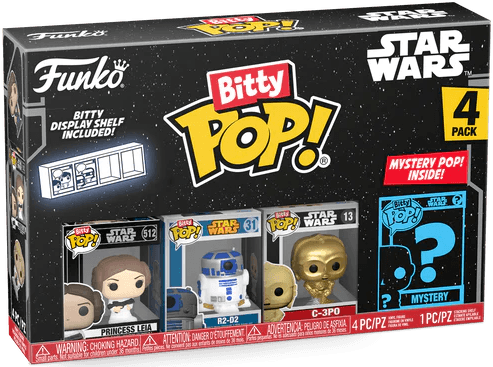 Star Wars - Princess Leia Bitty Pop! 4-Pack