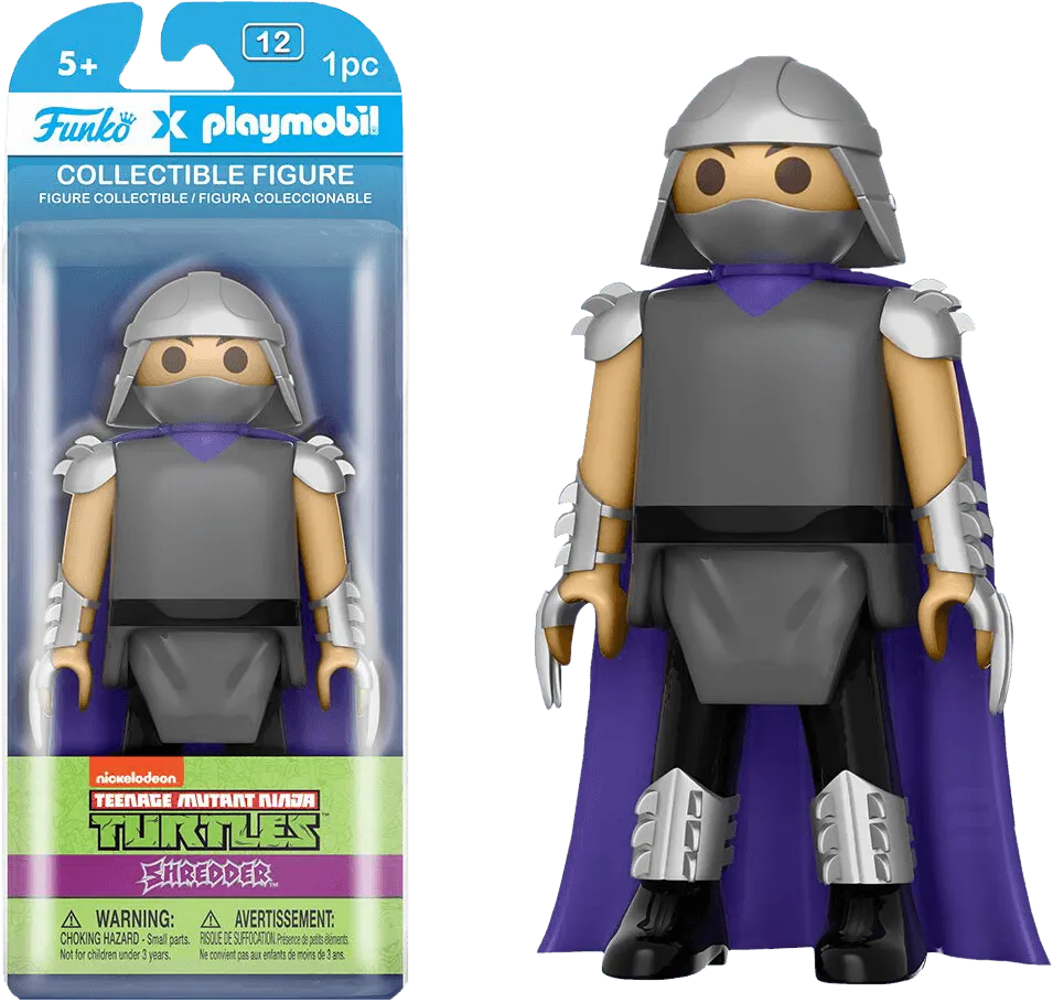 FUN8468 Teenage Mutant Ninja Turtles - Shredder Playmobil - Funko - Titan Pop Culture