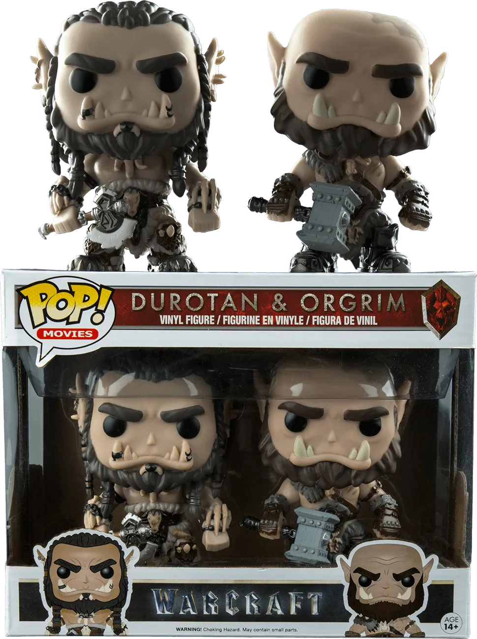 FUN9315 Warcraft Movie - Durotan & Orgrim US Exclusive Pop! Vinyl 2 Pack - Funko - Titan Pop Culture
