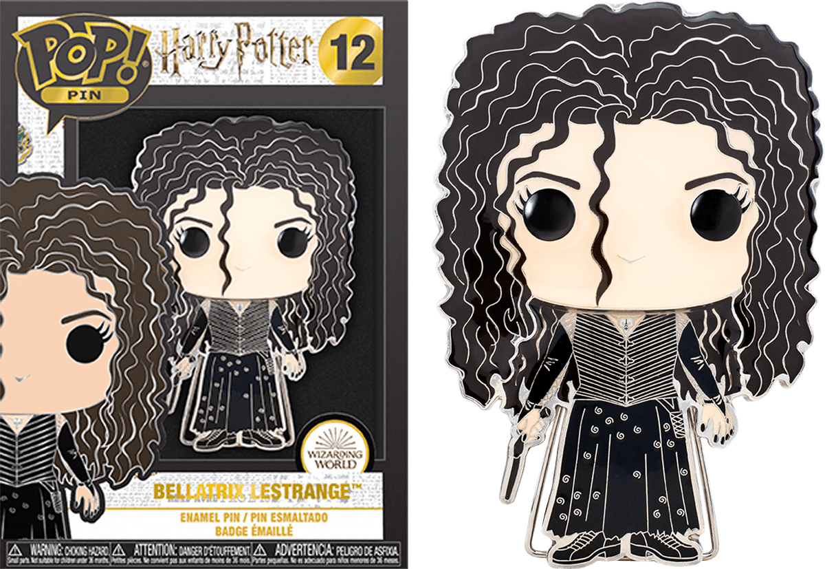 FUNHPPP0012 Harry Potter - Bellatrix 4" Pop! Enamel Pin - Funko - Titan Pop Culture