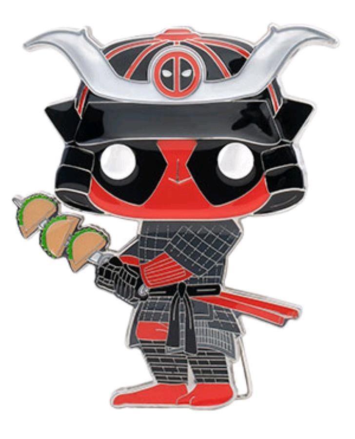 FUNMVPP0016 Deadpool - Taco Samurai 4" Pop! Enamel Pin - Funko - Titan Pop Culture