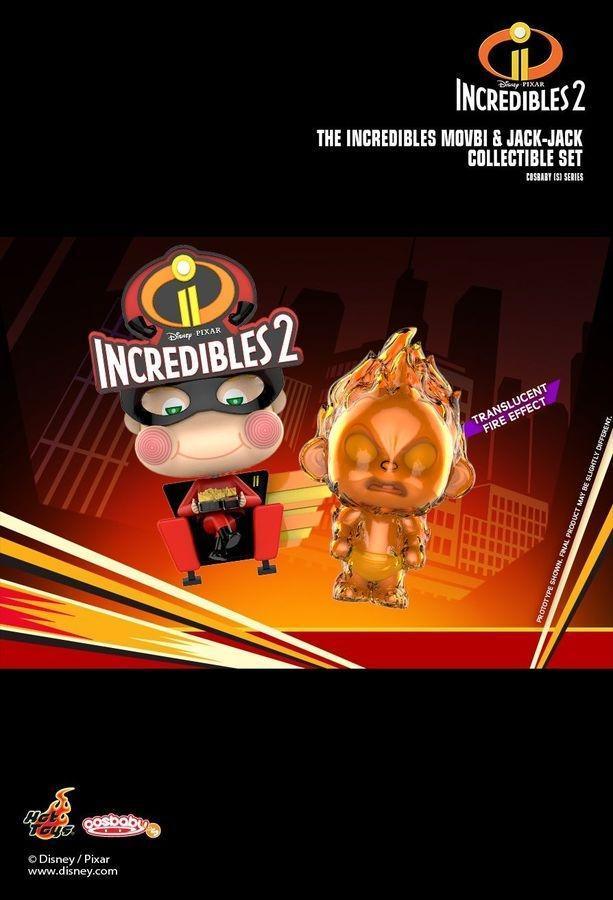 HOTCOSB481 Incredibles 2 - Movbi & Jack-Jack Cosbaby Set - Hot Toys - Titan Pop Culture