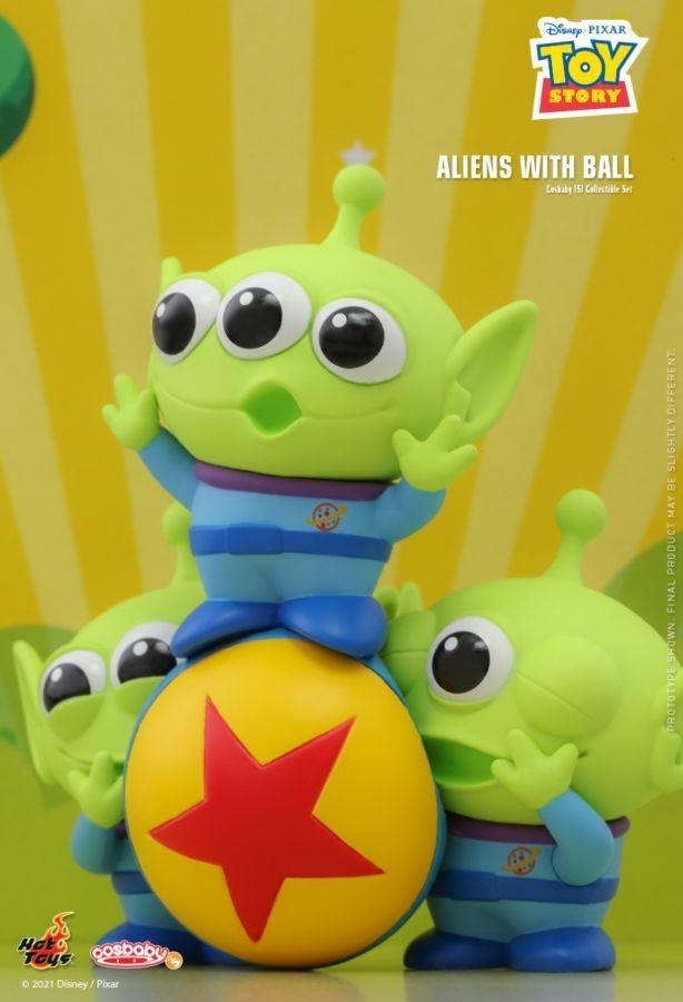 HOTCOSB872 Toy Story - Aliens with Ball Cosbaby Collectable Set - Hot Toys - Titan Pop Culture