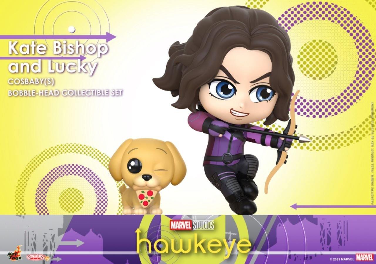 HOTCOSB913 Hawkeye - Kate Bishop & Lucky Cosbaby - Titan Pop Culture - Titan Pop Culture