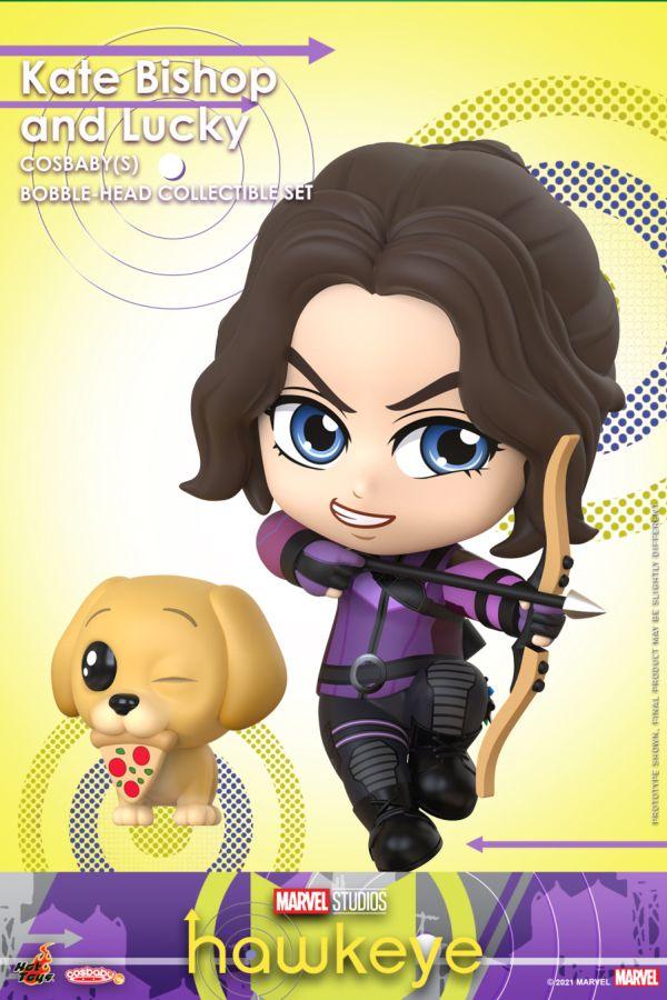 HOTCOSB913 Hawkeye - Kate Bishop & Lucky Cosbaby - Titan Pop Culture - Titan Pop Culture