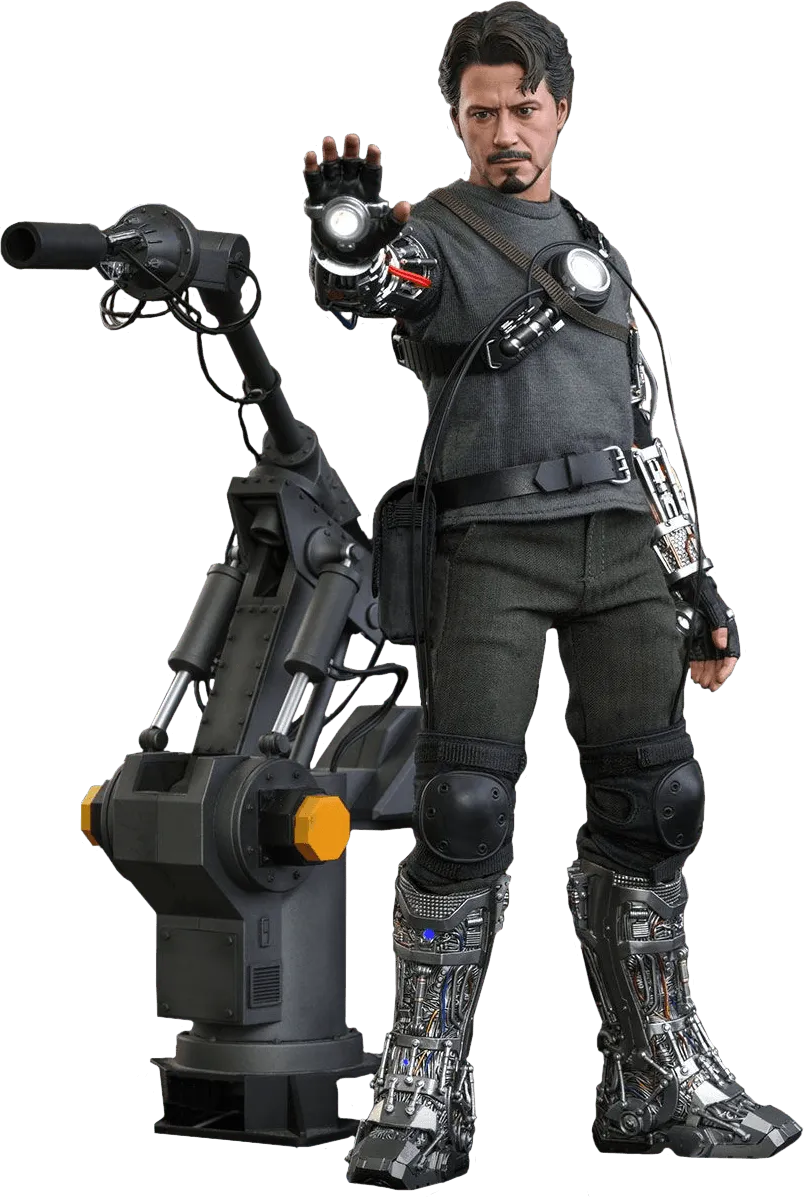 HOTMMS582 Iron Man (2008) - Tony Stark Mech Test Deluxe 1:6 Scale Collectable Action Figure - Hot Toys - Titan Pop Culture