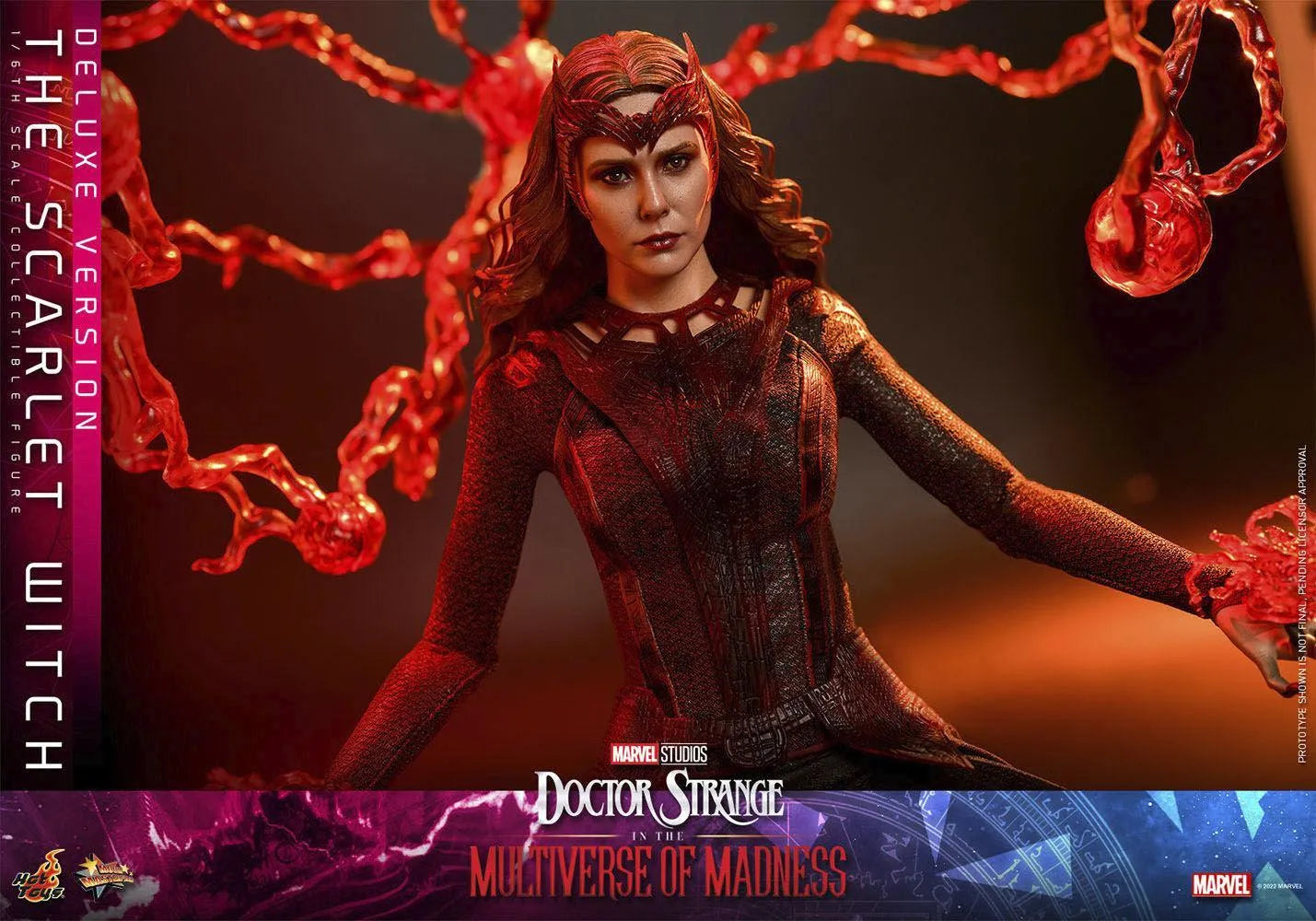 HOTMMS653 Doctor Strange 2: Multiverse of Madness - Scarlet Witch Deluxe 1:6 Scale Action Figure - Hot Toys - Titan Pop Culture
