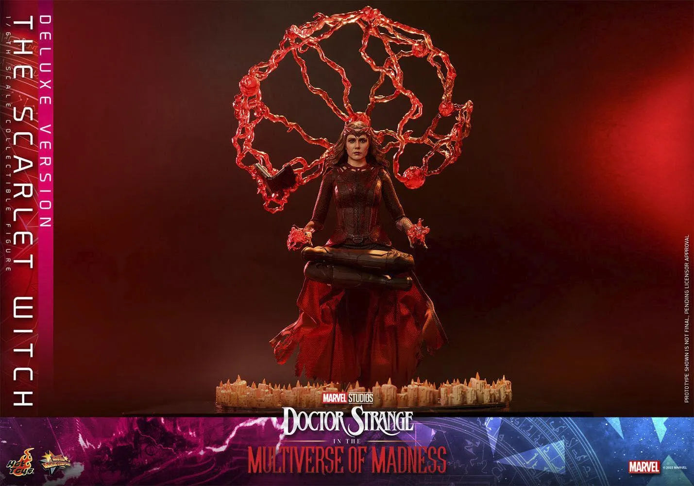 HOTMMS653 Doctor Strange 2: Multiverse of Madness - Scarlet Witch Deluxe 1:6 Scale Action Figure - Hot Toys - Titan Pop Culture