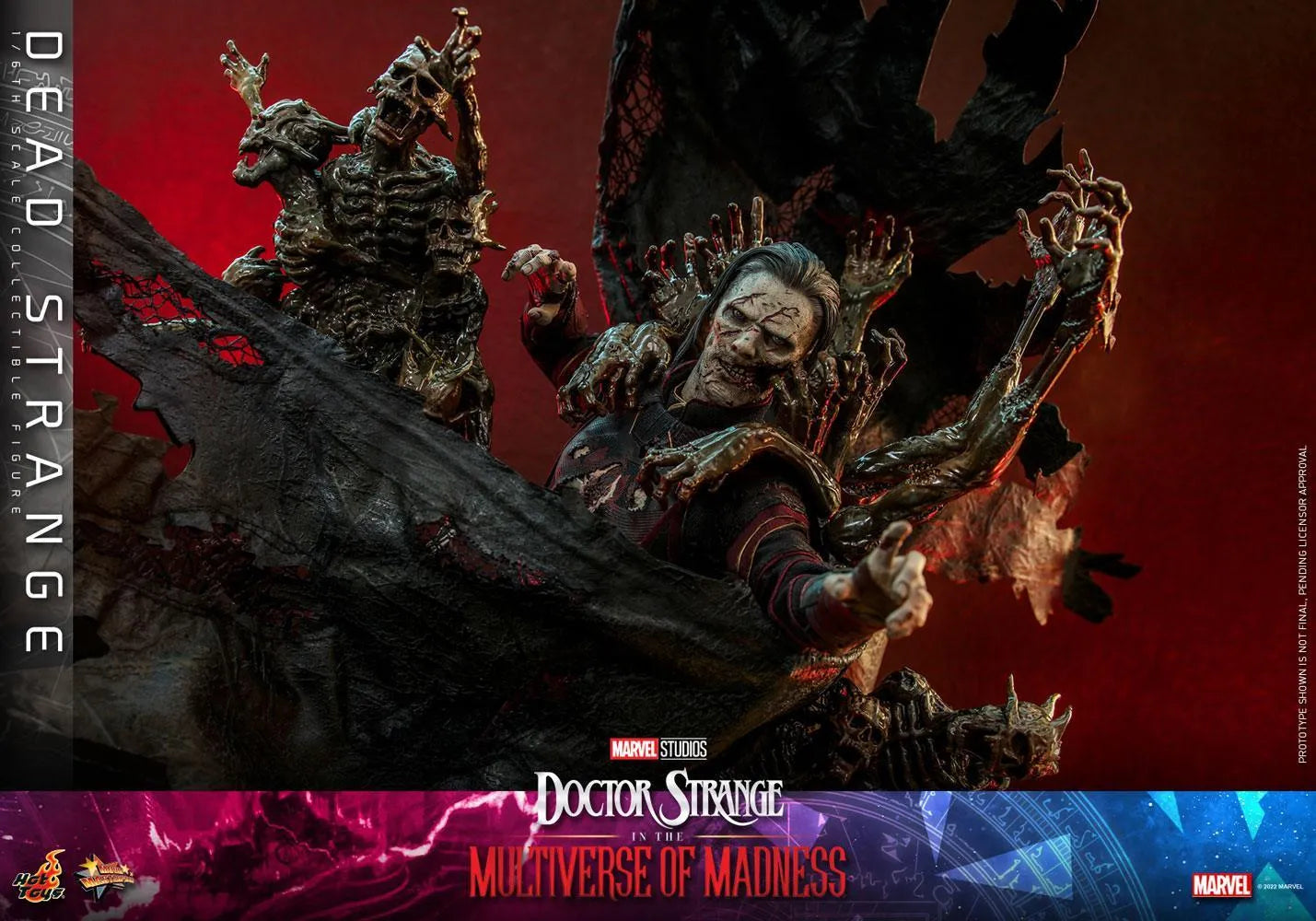 HOTMMS654 Doctor Strange 2: Multiverse of Madness - Dead Strange 1:6 Scale Action Figure - Sideshow Collectibles - Titan Pop Culture