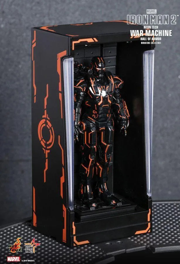HOTMMSC013 Iron Man 2 - War Machine Neon Tech Hall of Armour - Hot Toys - Titan Pop Culture