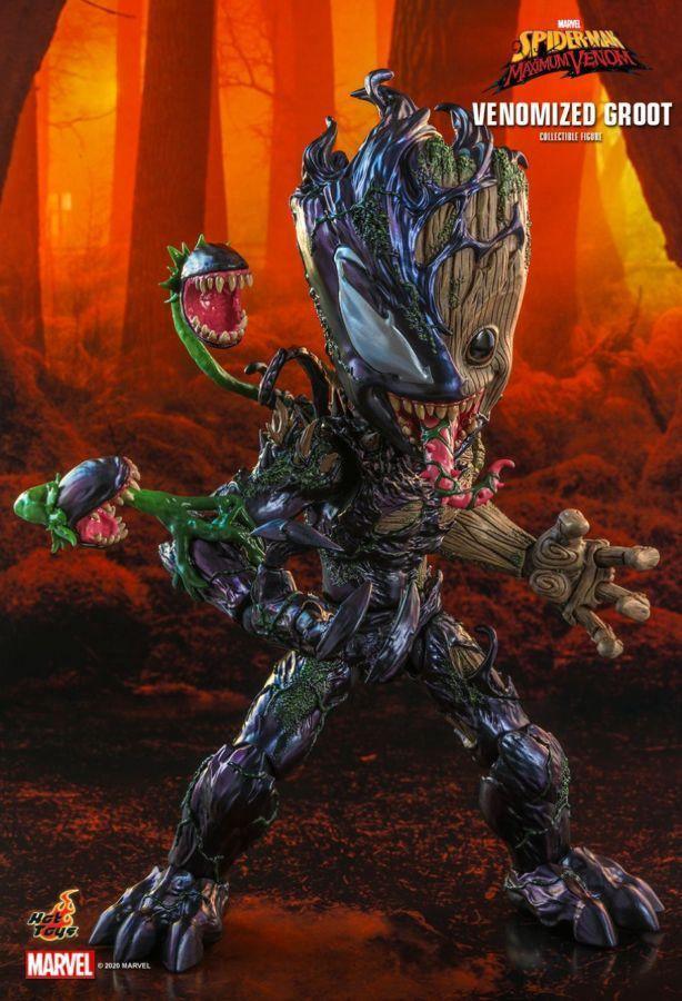 HOTTMS027 Venom - Venomized Groot 1:6 Scale Action Figure - Hot Toys - Titan Pop Culture