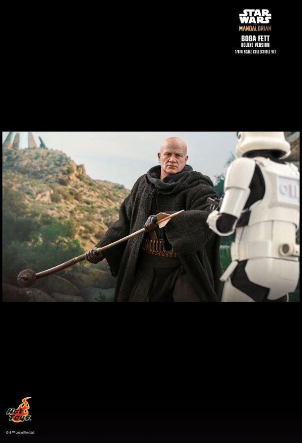 HOTTMS034 Star Wars: The Mandalorian - Boba Fett Deluxe 1:6 Scale 12" Action Figure - Hot Toys - Titan Pop Culture
