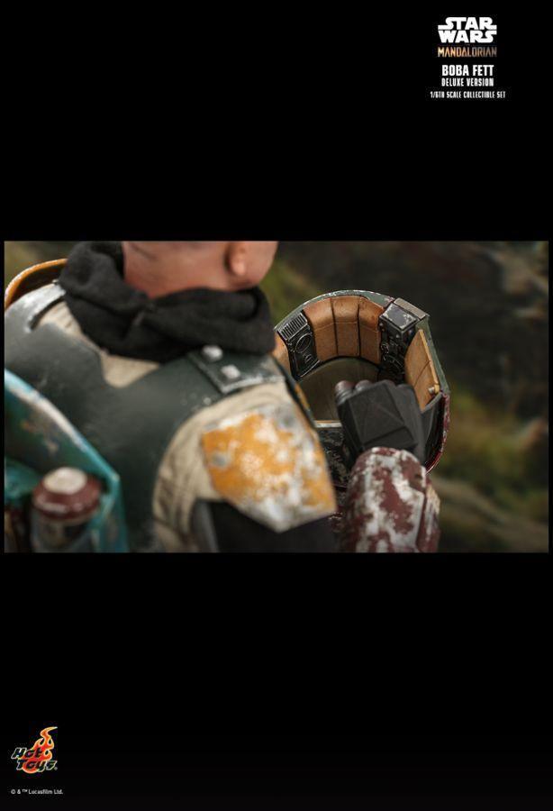 HOTTMS034 Star Wars: The Mandalorian - Boba Fett Deluxe 1:6 Scale 12" Action Figure - Hot Toys - Titan Pop Culture