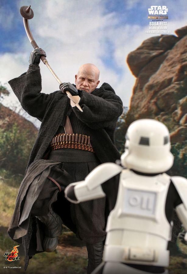 HOTTMS034 Star Wars: The Mandalorian - Boba Fett Deluxe 1:6 Scale 12" Action Figure - Hot Toys - Titan Pop Culture