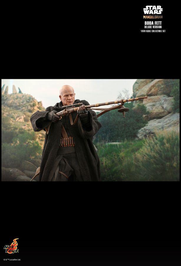 HOTTMS034 Star Wars: The Mandalorian - Boba Fett Deluxe 1:6 Scale 12" Action Figure - Hot Toys - Titan Pop Culture