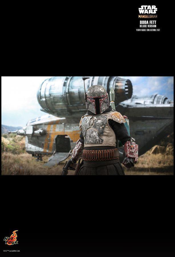 HOTTMS034 Star Wars: The Mandalorian - Boba Fett Deluxe 1:6 Scale 12" Action Figure - Hot Toys - Titan Pop Culture