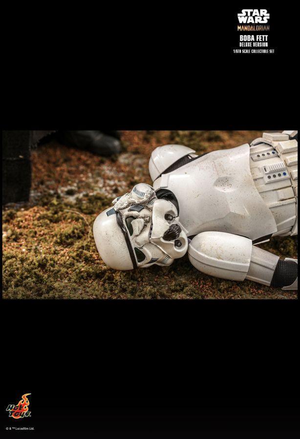 HOTTMS034 Star Wars: The Mandalorian - Boba Fett Deluxe 1:6 Scale 12" Action Figure - Hot Toys - Titan Pop Culture