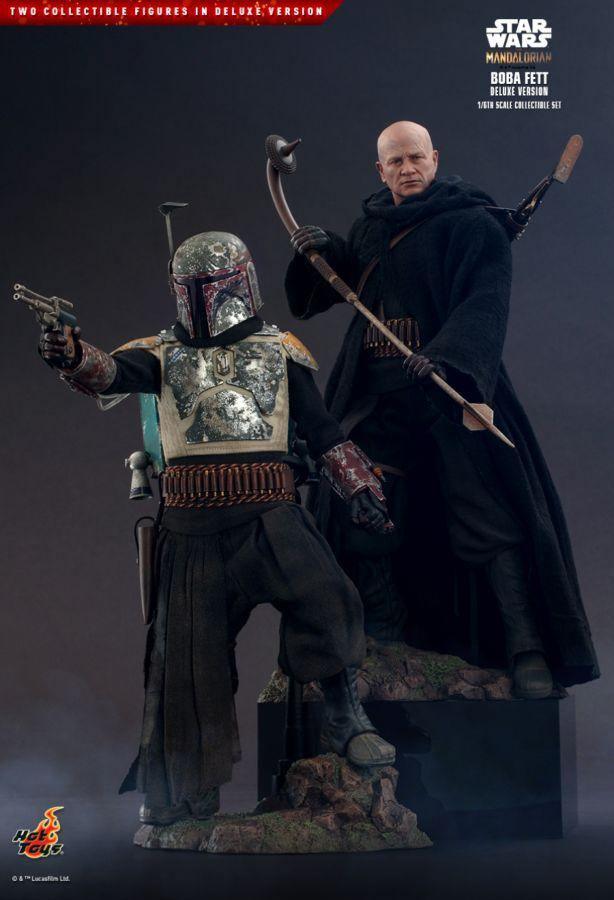 HOTTMS034 Star Wars: The Mandalorian - Boba Fett Deluxe 1:6 Scale 12" Action Figure - Hot Toys - Titan Pop Culture