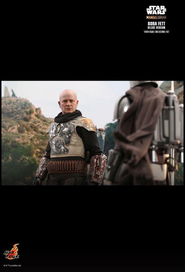 HOTTMS034 Star Wars: The Mandalorian - Boba Fett Deluxe 1:6 Scale 12" Action Figure - Hot Toys - Titan Pop Culture