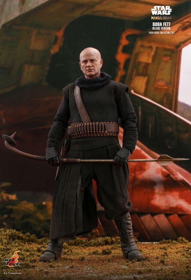 HOTTMS034 Star Wars: The Mandalorian - Boba Fett Deluxe 1:6 Scale 12" Action Figure - Hot Toys - Titan Pop Culture