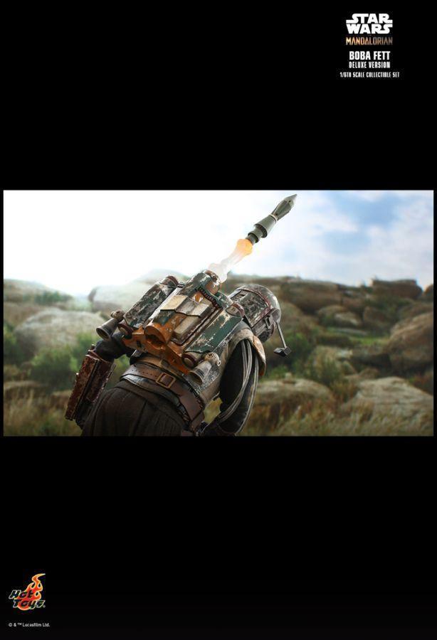 HOTTMS034 Star Wars: The Mandalorian - Boba Fett Deluxe 1:6 Scale 12" Action Figure - Hot Toys - Titan Pop Culture
