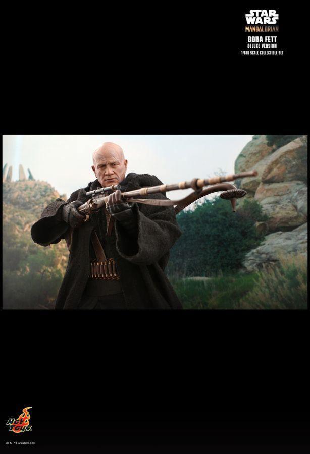 HOTTMS034 Star Wars: The Mandalorian - Boba Fett Deluxe 1:6 Scale 12" Action Figure - Hot Toys - Titan Pop Culture