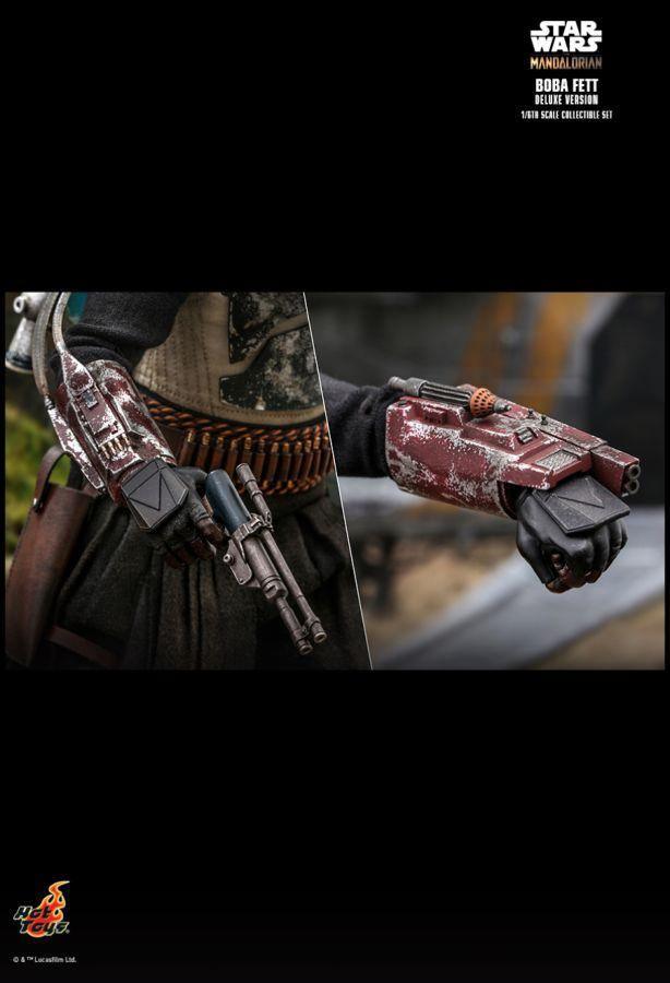 HOTTMS034 Star Wars: The Mandalorian - Boba Fett Deluxe 1:6 Scale 12" Action Figure - Hot Toys - Titan Pop Culture