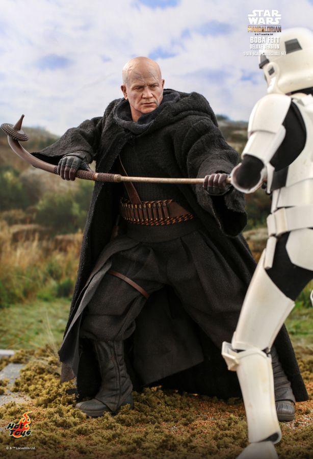 HOTTMS034 Star Wars: The Mandalorian - Boba Fett Deluxe 1:6 Scale 12" Action Figure - Hot Toys - Titan Pop Culture