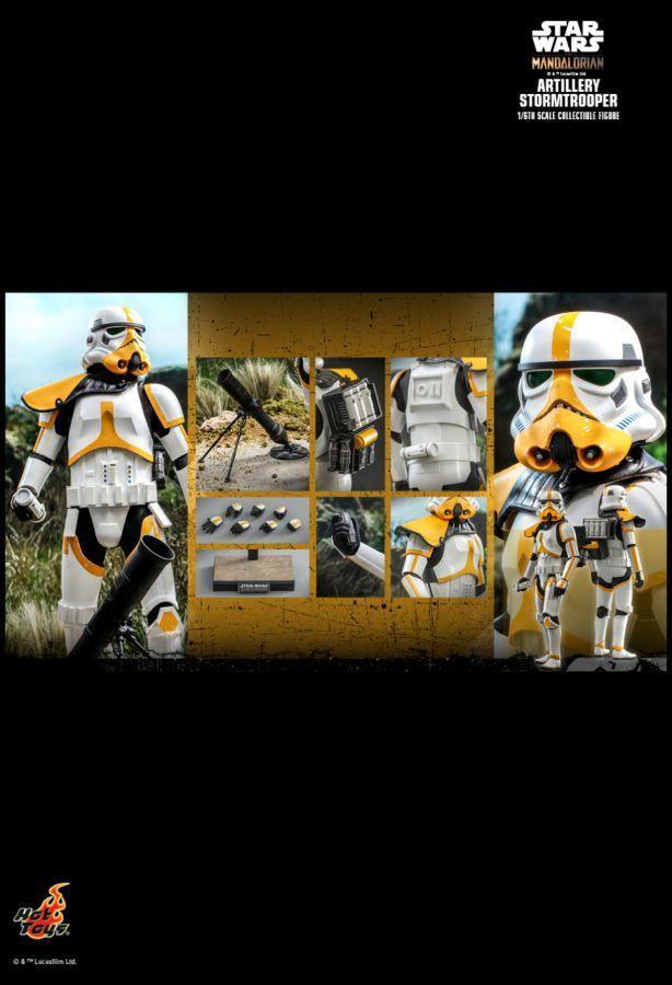 HOTTMS047 Star Wars: The Mandalorian - Artillery Stormtrooper 1:6 Scale 12" Action Figure - Hot Toys - Titan Pop Culture