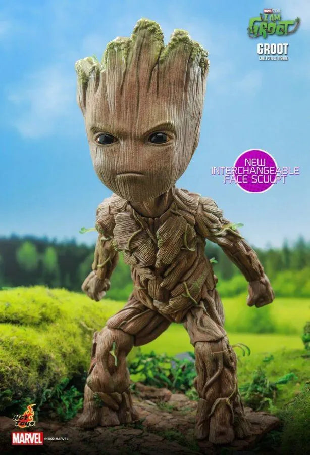 HOTTMS088 Guardians of the Galaxy - I Am Groot: Groot Collectible Action Figure - Hot Toys - Titan Pop Culture