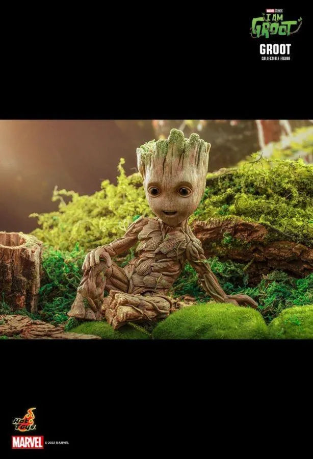 HOTTMS088 Guardians of the Galaxy - I Am Groot: Groot Collectible Action Figure - Hot Toys - Titan Pop Culture