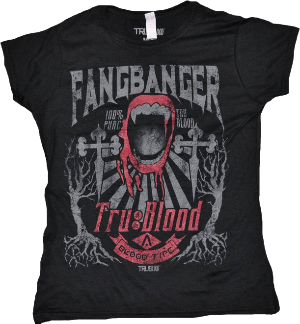 IKO0067S True Blood - Fangbanger Female T-Shirt S - Ikon Collectables - Titan Pop Culture