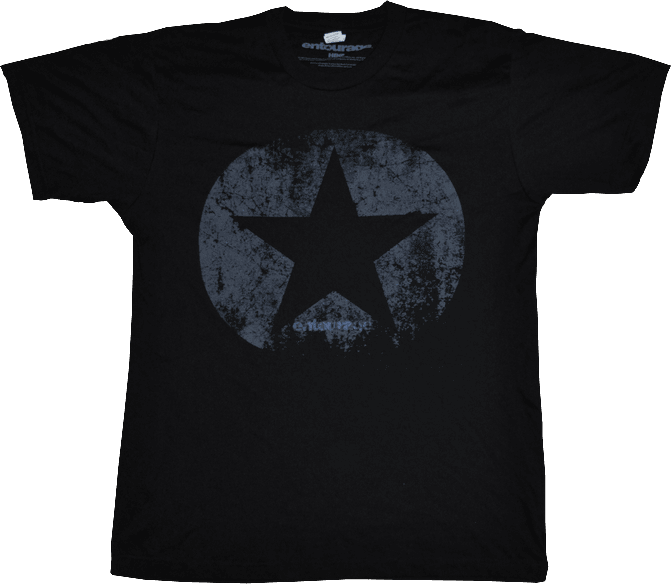 IKO0213S Entourage - Star Black Blend Male T-Shirt S - Ikon Collectables - Titan Pop Culture