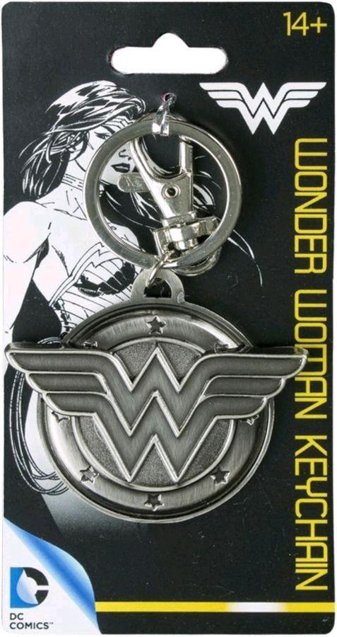 IKO0814 Wonder Woman - Wonder Woman Logo Pewter Keychain - Ikon Collectables - Titan Pop Culture