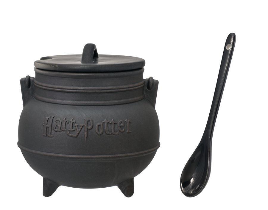IKO0861 Harry Potter - Cauldron with Lid & Spoon Soup Mug - Ikon Collectables - Titan Pop Culture