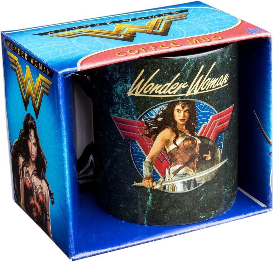 IKO1001 Wonder Woman Movie - Sword Drawn Black Coffee Mug - Ikon Collectables - Titan Pop Culture