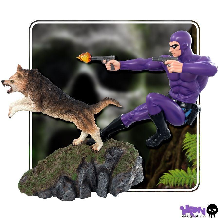 IKO1227 Phantom - Phantom and Devil Purple Suit Statue - Ikon Design Studio - Titan Pop Culture