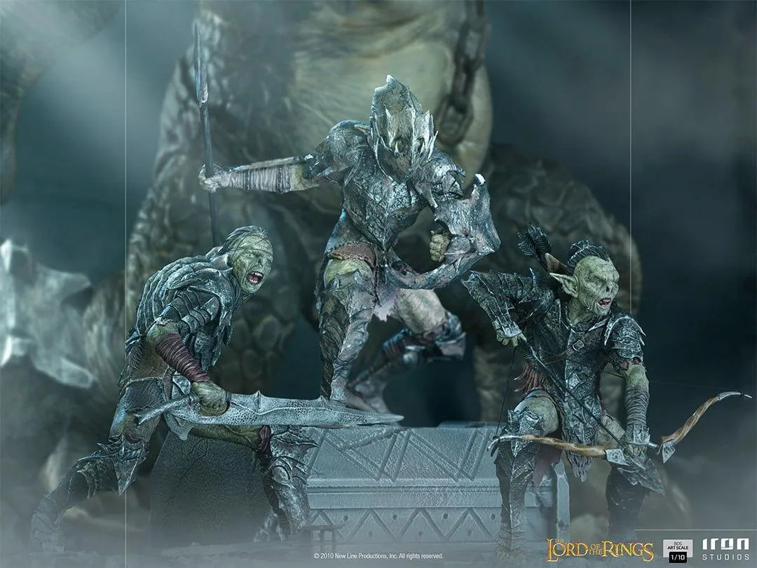 IRO27801 The Lord of the Rings - Orc Armored 1:10 Scale Statue - Iron Studios - Titan Pop Culture