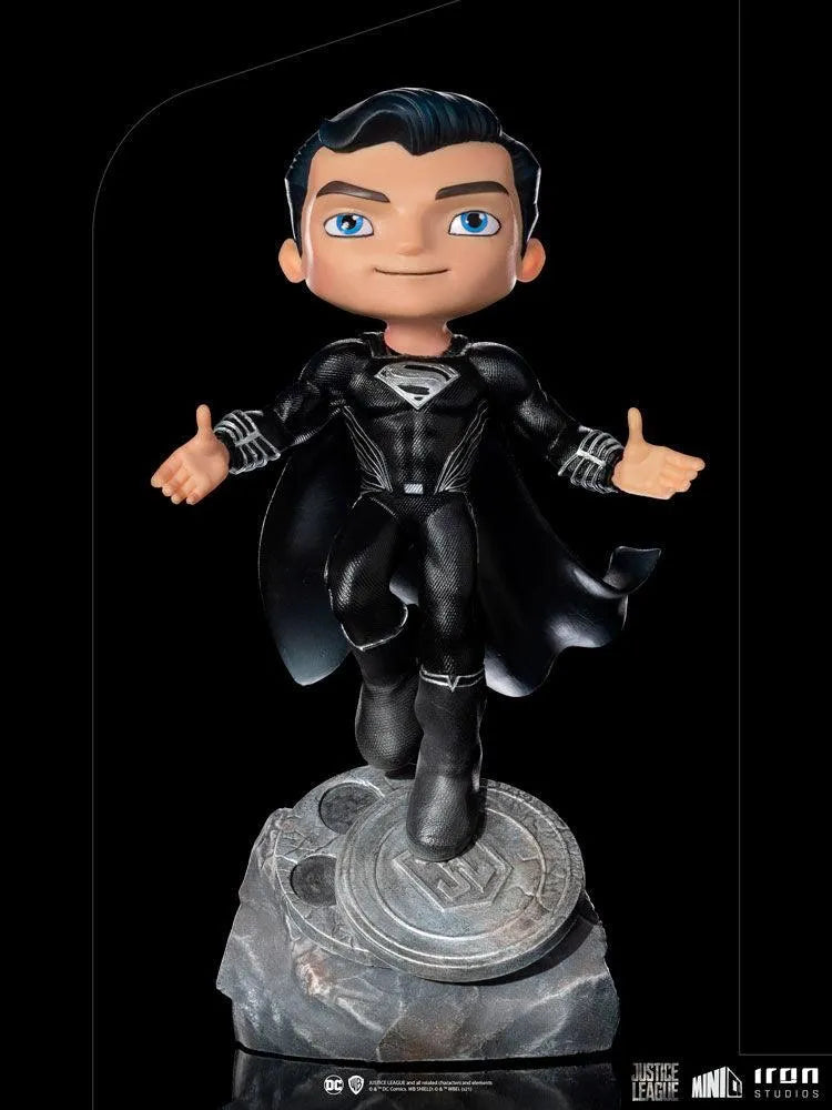 IRO28723 Zack Snyder's Justice League (2021) - Superman Black Suit Minico - Iron Studios - Titan Pop Culture
