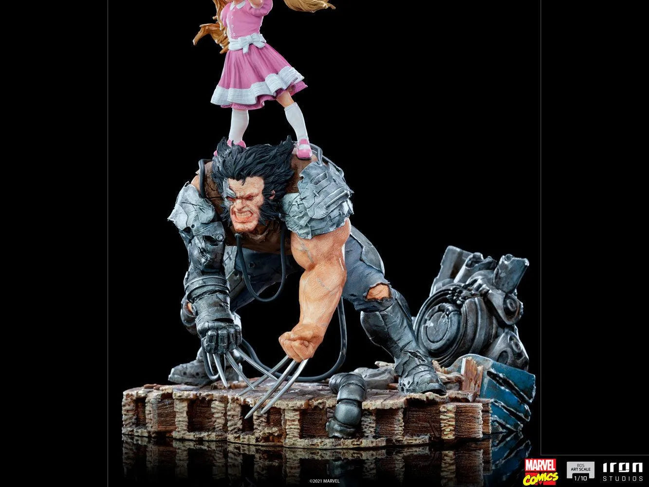 IRO29126 Marvel Comics - Albert & Elsie-Dee 1:10 Scale Statue - Iron Studios - Titan Pop Culture