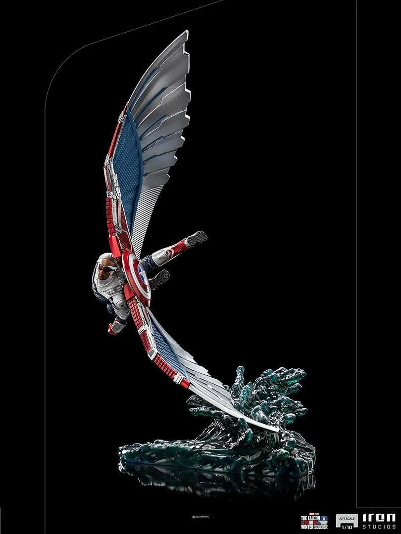 IRO29515 Falcon and the Winter Soldier - Sam Wilson Deluxe 1:10 Scale Statue - Iron Studios - Titan Pop Culture