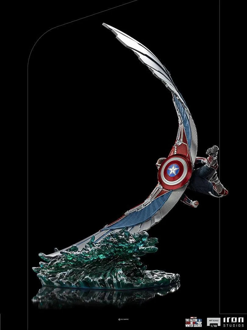 IRO29515 Falcon and the Winter Soldier - Sam Wilson Deluxe 1:10 Scale Statue - Iron Studios - Titan Pop Culture